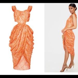 Lace me up party dress